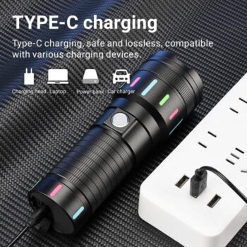 كشاف يد قوى X-8