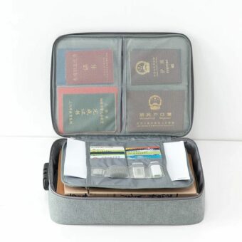 Document Organizer Bag Travelling With Lock