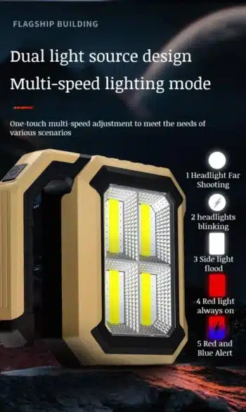 solar hand flash light