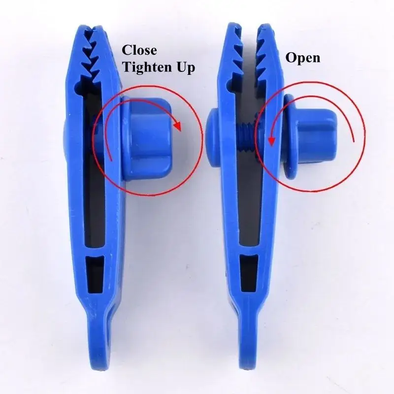 tarp clips loose in