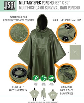 كفر واقي من الأمطار rain ponchos