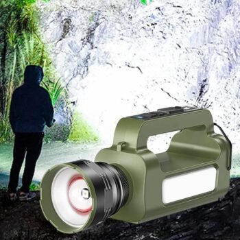 كشاف يد ثلاثي الاضاءة بالطاقة الشمسية