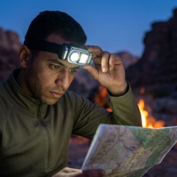 كشاف راس زوجي بمغناطيس