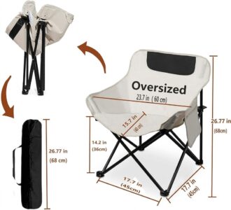 كرسي تخييم محمول - Portable camping chair 2 photo 5857474496074289209 y