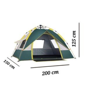 خيمة أوتوماتيك ثنائية بتندة - Two-person tent with an awning 2 خيمة ثنائية بتندة 11