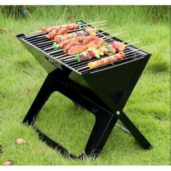 شواية فحم محمولة وقابلة للطي - Portable and foldable charcoal grill
