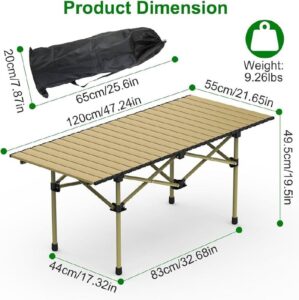 ترابيزة كبيرة قابلة للطي عرض 120 - Large foldable table, 120 cm wide. 3 photo 6033073435107331941 x
