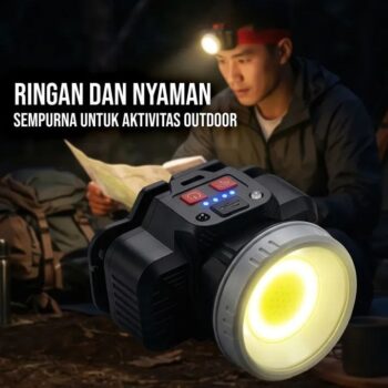 كشاف راس سينسور 5 اوضاع اضاءة - Sensor Headlamp 5 Modes