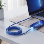 كابل شحن ونقل بيانات من (USB-A) إلى MICRO بمؤشر LED4