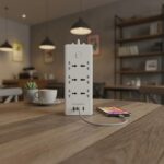 مشترك كهرباء مع 4 منافذ شحن سريعة (USB & Type-C)5