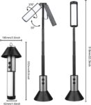 مصباح تخييم تلسكوبي متعدد الاستخدامات – multi camping telescopic light1